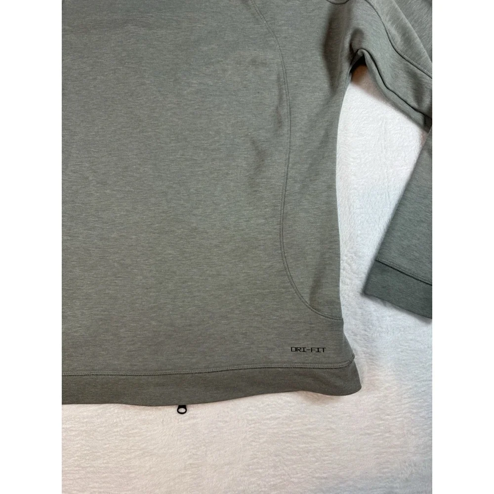Jordan Dri-FIT‎ Hoodie Mens 2XL Gray Slim Fit Full Zip Jumpman Sweatshirt